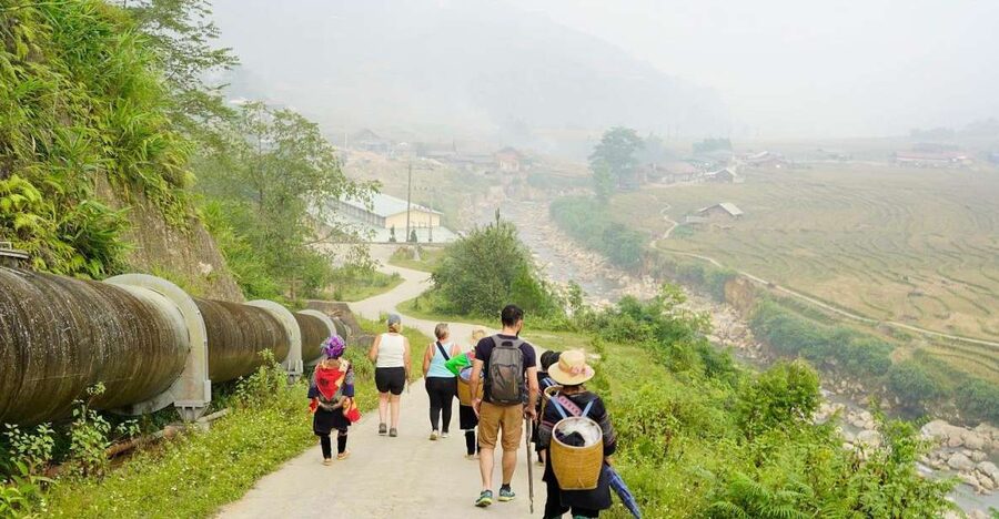 Full Day Trekking Lao Chai-Ta Van and Cat Cat Village - Afternoon Cat Cat Village: daily life, a valley waterfall, and French-era power history