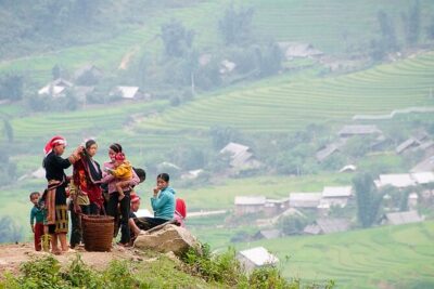 Hanoi- 2 Days Sapa moutain trekking with Local Guide and Homestay - Day 1 route: Hanoi to Lao Chai, then down toward Ta Van