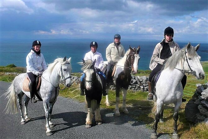 Horse riding - Dirt Trek Trail. Lisdoonvarna, Clare. Guided. 1 hour. - The exact feel of a one-hour guided trek