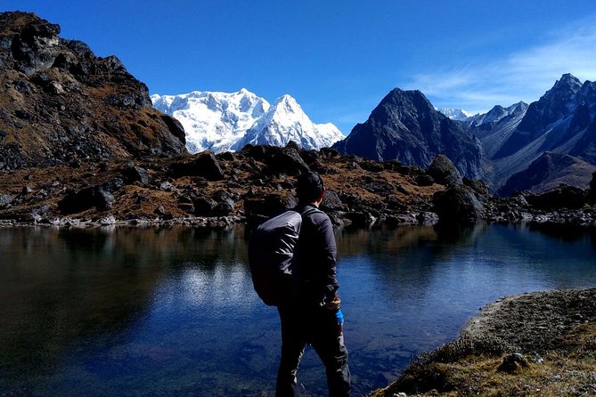 Kanchenjunga South Base Camp Trek - 13 Days - Day 5: Mostly uphill along the river, with landslide rubble terrain