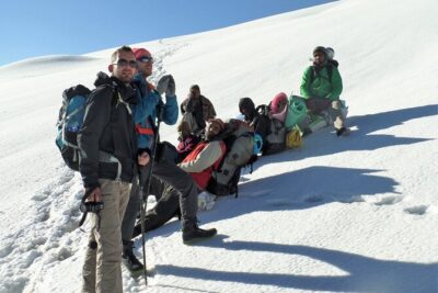 Kashmir Snow Trek - Day 3: Bodpathri to Trunkhol via the old Gangabal trail and Harigand peak crossing