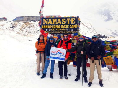 Kathmandu/Pokhara: 5-Day Annapurna Base Camp (ABC) Trek - Simrung to Sinuwa: forests, rivers, and the first night at 2,340 m