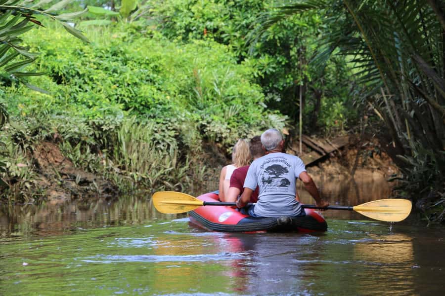 Khao Lak's Little Amazon: Canoe, Trek & Waterfall Day Trip - A Seven-Hour Mix of River, Markets, Jungle Walks, and Hot Springs