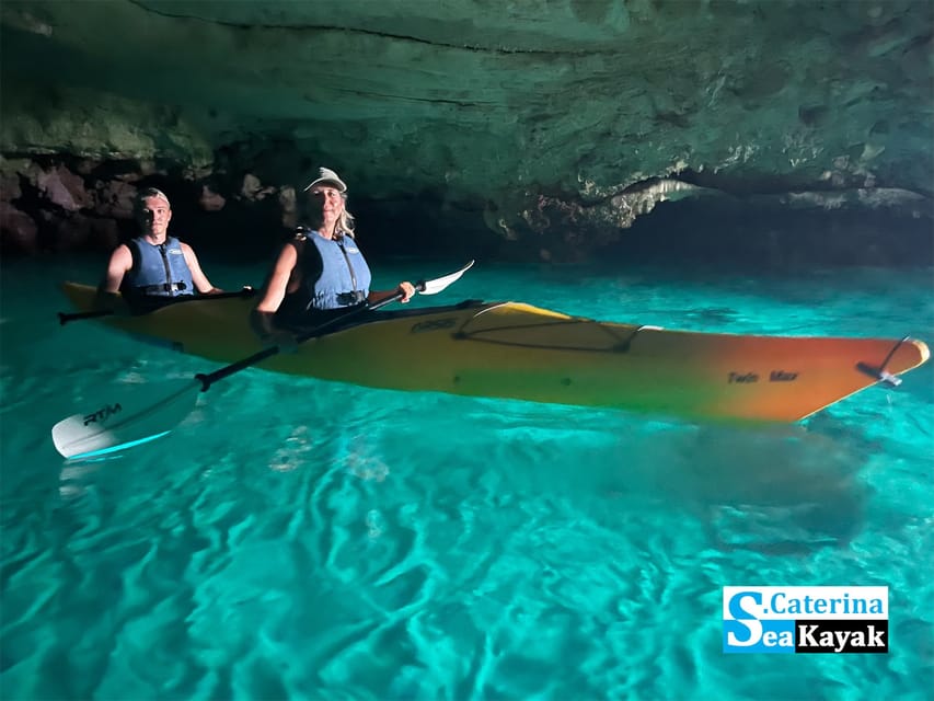 Leuca kayak tour + swimming + speleo-trek in cave - Your guide and the 2nd-level instruction: why it feels safe
