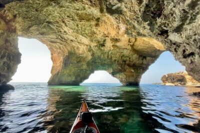 Leuca kayak tour + swimming + speleo-trek in cave - Where you meet: Baia del Ciardo and the start of the coast