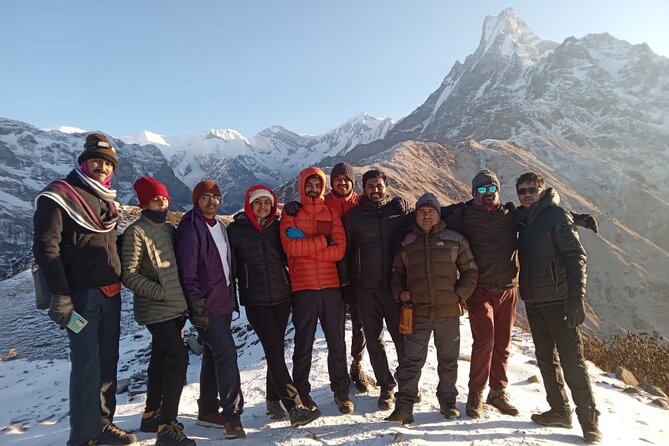 Mardi Himal Trek 4N-5D - Day 2 sunrise and rhododendron forest with a key no-teahouse stretch