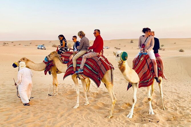 Morning Dune Bashing with Camel Trekking and sand boarding - Morning Desert Timing: Why a Four-Hour Trip Works in Dubai