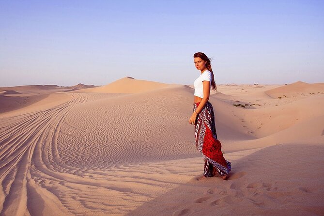 Morning Dune Bashing with Camel Trekking and sand boarding - The 20-Minute Camel Trek Through Red Dunes