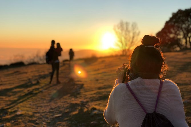 Mount Batur Sunrise Trekking and Rice Terrace Adventure - The descent: black sand, lava shapes, and Mount Agung in frame