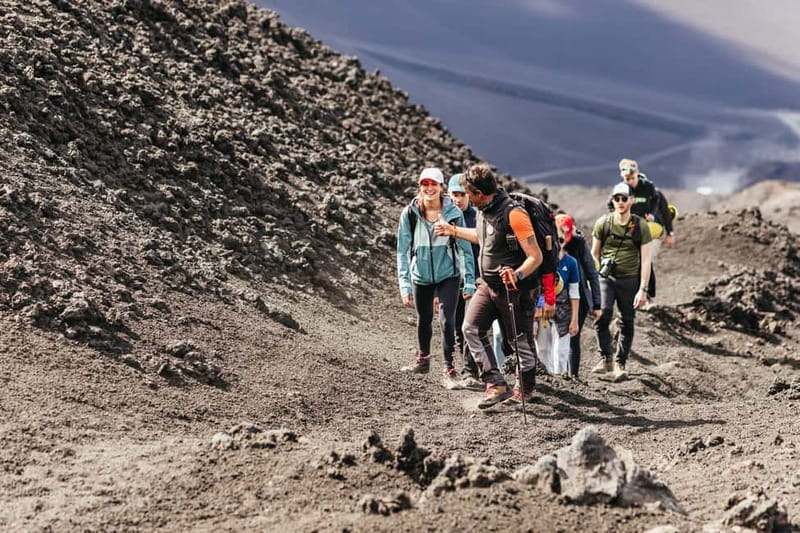 Mount Etna: Guided Trek 3,000 Meters to the Summit - The 2001 Crater stop at about 2,700 meters: seeing Etna still at work