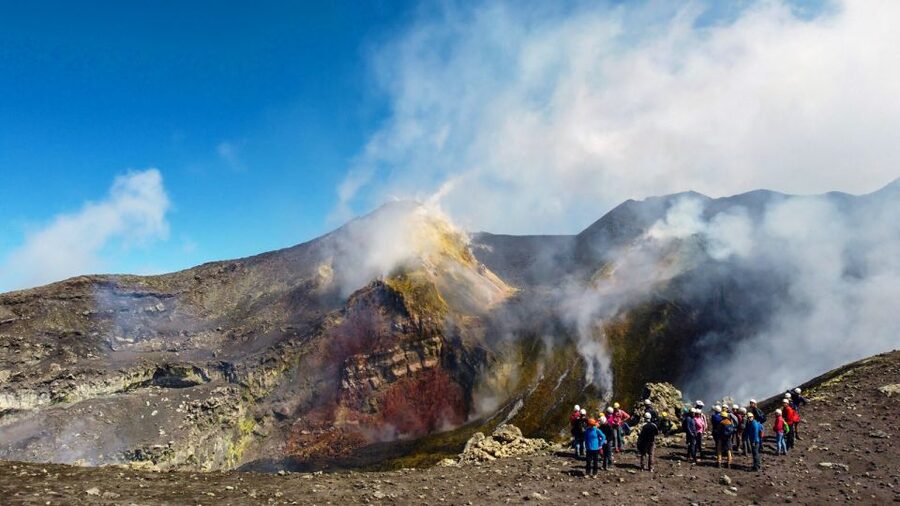 Mount Etna: Summit Crater Trek with Cable Car - Bocca Nuova summit edge: 1968’s crater and the 360° payoff