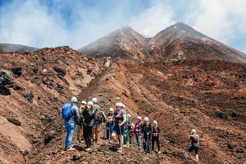 Mount Etna: Summit Trek with Cable Car and snack included - The descent through recent eruption craters