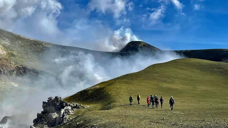 Mount Etna: Summit Trekking Tour - Meeting at Sole-neve Souvenirs: easy to find, no hotel pickup