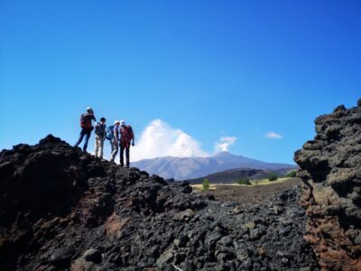 Mount Etna: Trek to the Craters of The 2002 Eruption - Starting in Piano Provenzana and getting your footing right