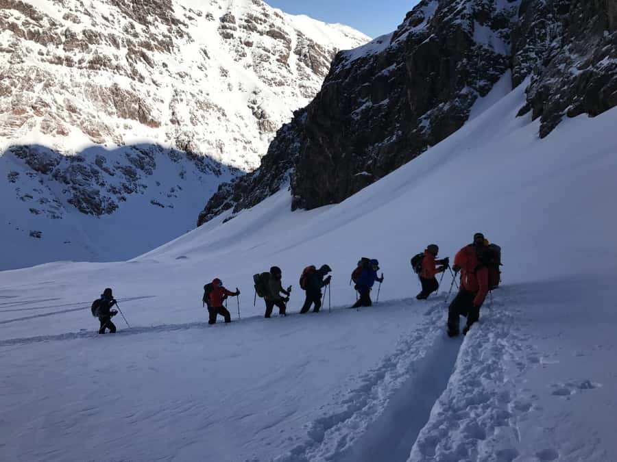 Mt Toubkal Ascent Express Trek 2 Days 1 Nights - Summit day: walking to 4,167m and catching first light