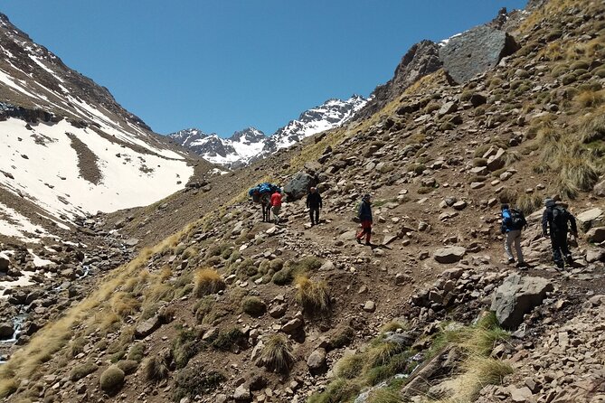 Mt Toubkal Trek 2 days - Day 1: From Jemaa el-Fna to Imlil, then the walk toward the refuge