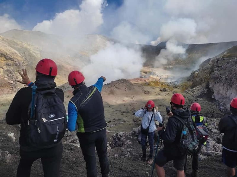Nicolosi: Mount Etna Central Crater Guided Trekking Tour - Central Crater time: sulphur gases and Ionian coast views