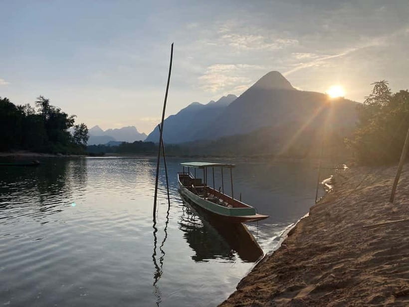 Nong Khiaw: 2-Day Trekking,Hmong village,Home Stay&Kayaking - Tad Mork Waterfall: One Hour of Trek, Then a Swim