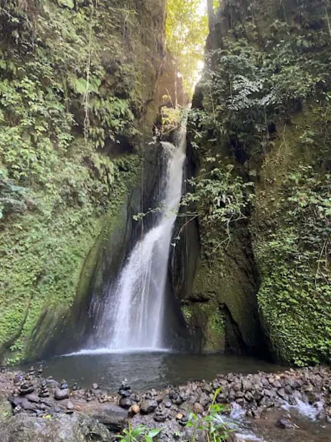 North Bali: Explore Munduk Waterfall Trekking Experience - Red Coral Waterfall: misty calm and a strong photo moment