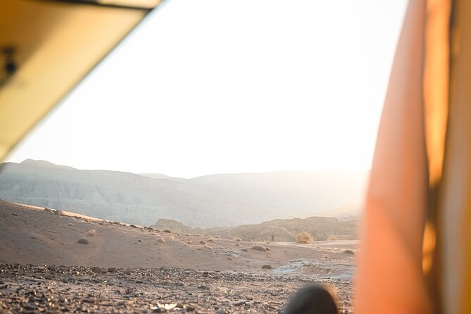 Petra to Wadi Rum Trek - 6 Days - Day 3: wild desert mountains and a camp near the Jordan Valley