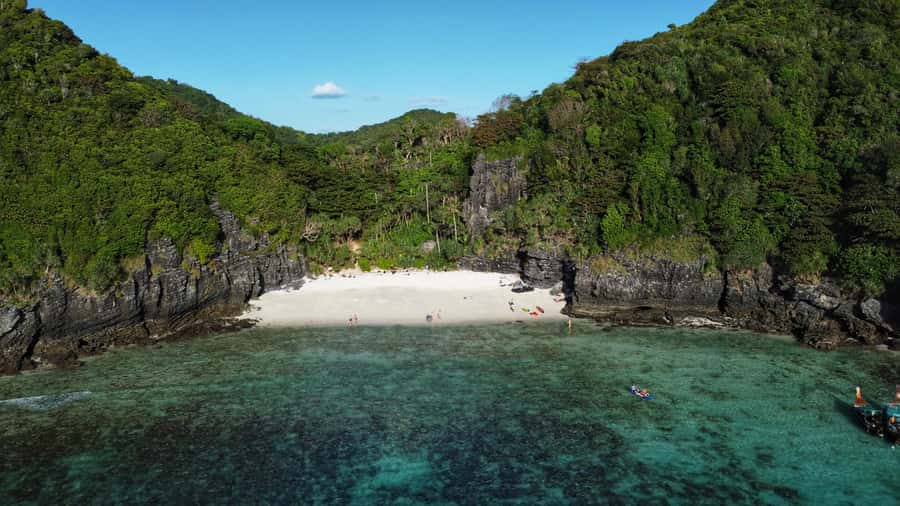 Phi Phi: Guided Jungle Trek & Night Swim with Plankton - The secret bay, cave swimming stop, and why this part matters