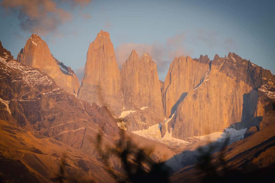 Puerto Natales: Base of the Towers Trekking Experience - El Chileno camp stop and the forested section toward the stream