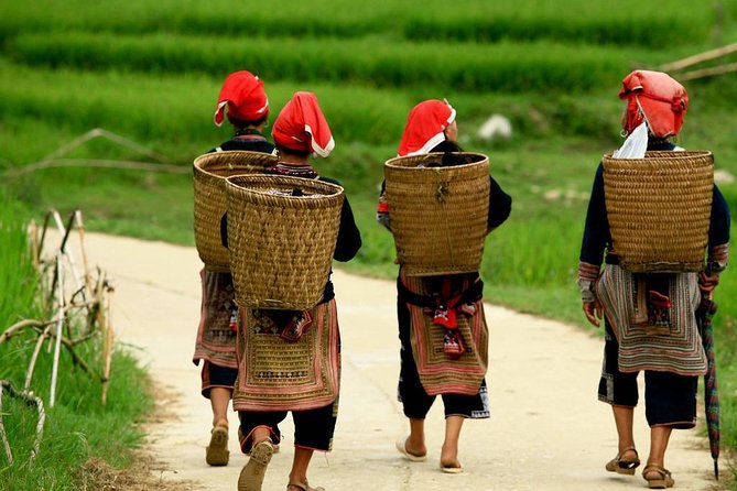 Red Dao village trek and Herbal bath - Lunch + water: not glamorous, but properly timed