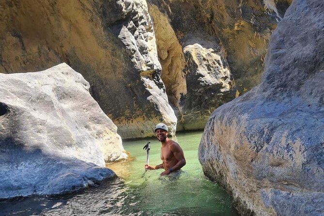 River Trekking at Kourtaliotiko Gorge Waterfalls to Preveli Beach - Preveli Palm Beach: swim time, photos, and a real place to eat