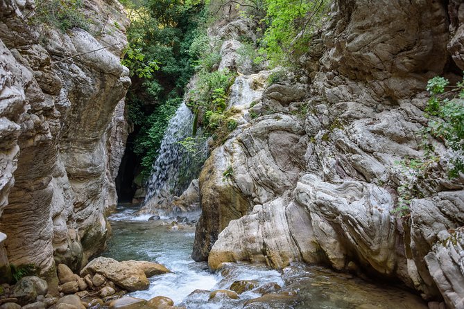 River Trekking in Neda - Neda Waterfalls: the 25 m moment and where you actually swim