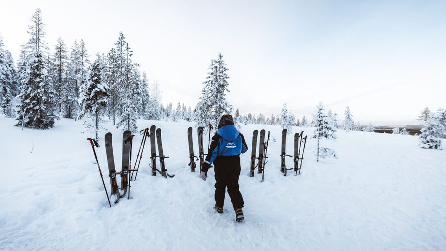 Rovaniemi: Lapland Ski Trekking Safari - The Campfire Stop: Sausages, Hot Drinks, and a Warm Timeout