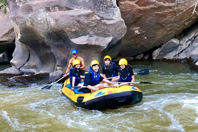Safety whitewater rafting in Chiangmai by Khampan Rafting - Price and value: what $55.07 includes for Chiang Mai whitewater rafting