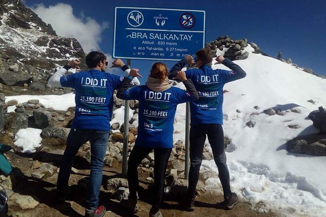 Salkantay Trek to Machu Picchu in 4 days - Safety and altitude: the one part you must verify