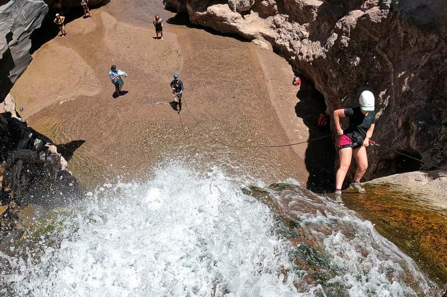 San Pedro de Atacama: Desert Tour with Canyoning & Trekking - Learning rappel basics: gear, technique, and why the safety briefing matters