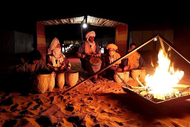 Sandboarding & Overnight in Merzouga Desert Camp Camel Trekking - Day 1 from Merzouga pickup to Erg Chebbi dunes (sunset + sandboarding)
