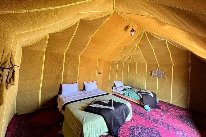Sandboarding & Overnight in Merzouga Desert Camp Camel Trekking - Day 2 sunrise, breakfast, shower, and choosing your ride back