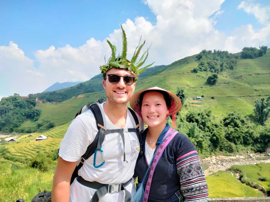 Sapa: Private The Most Beautiful Terraced Fields Trekking - Ta Van: photo stops, more terrace views, and seeing Giay differences up close