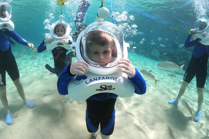 Sea Trek (exclusive in Lanzarote) - Water comfort tips: tide depth, what to wear, and why you’ll still get wet