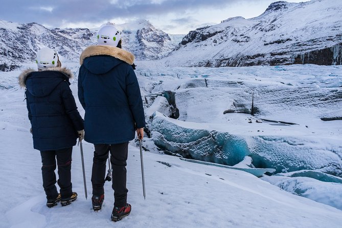 Skaftafell Glacier Hike – Small Group Trek on Vatnajökull - Stop 2: Arctic Adventures gear fitting, crampon rules, and safety briefing