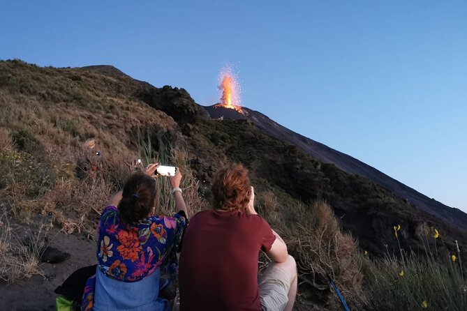 Stromboli: sunset trekking to Sciara del Fuoco - Ashàra - Meeting at Piazza San Vincenzo and setting up for the dark