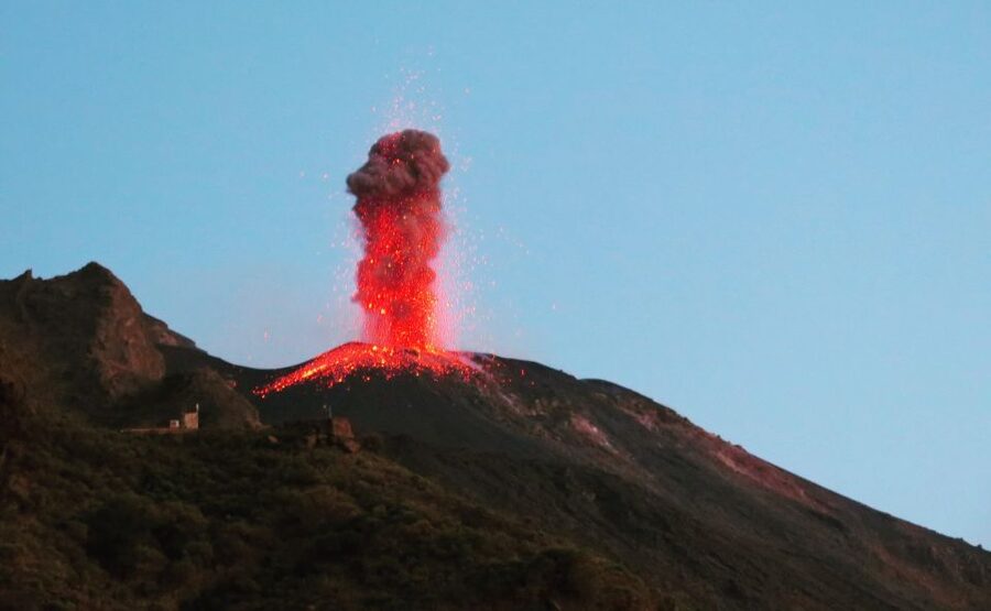 Stromboli: Sunset Trekking Tour - The return hike with headlamp time: expect a different pace