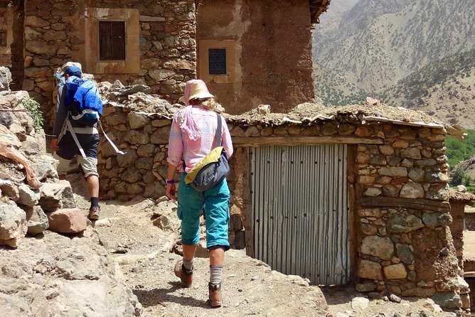 Trekking and Hiking in Morocco 2 Day trek in Atlas Mountains Berber villages - Day 1: crossing Tizi Mzik (2684m) and reaching the 100m waterfalls