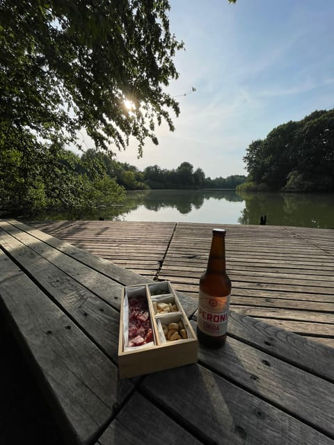 Trekking in the Wood with picnic on the turtles lake - The Lake of Turtles Picnic: Italian Products and a Slow Down Moment