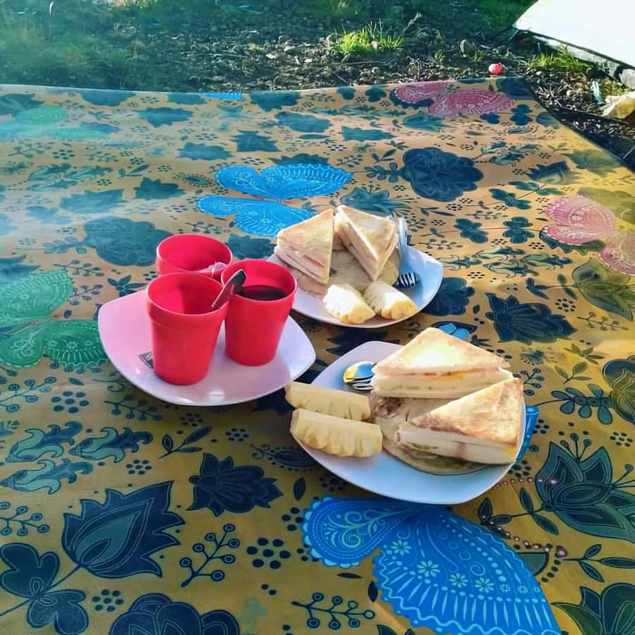 trekking mount rinjani summit join in group tour - The guide and porter setup: what you really get for your money