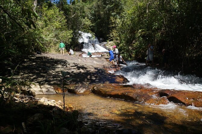 Trekking Tour to Hidden Waterfall & Sturgeon Farm for dog-lovers - Trekking onward to the hidden waterfall you can actually enjoy