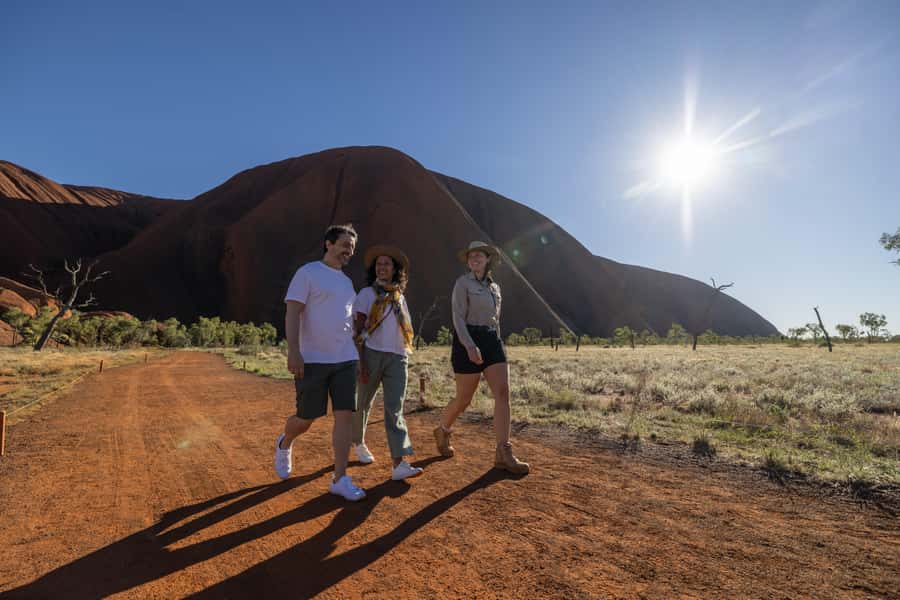 Uluru: Guided Trek of Uluru's Base in a Small Group - Small-group pickup from Ayers Rock Resort: easier, calmer, and more personal