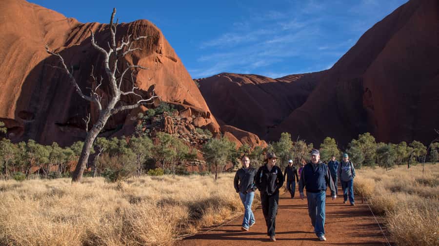 Uluru: Guided Trek of Uluru's Base in a Small Group - Walking Uluru’s full base: 10.5 km, mostly easy, still a real morning effort