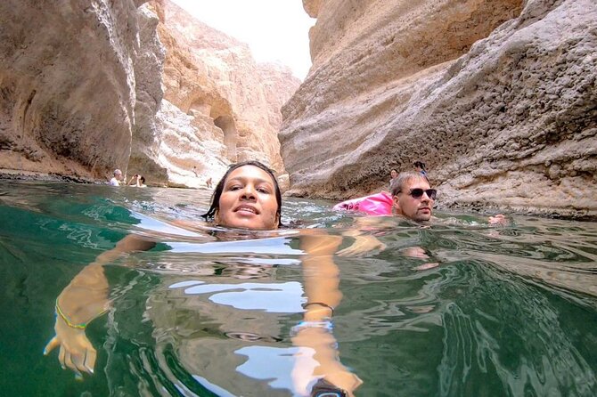 Wadi Shab Coastal Trekking - Wadi Shab pools and the keyhole cave swim moment
